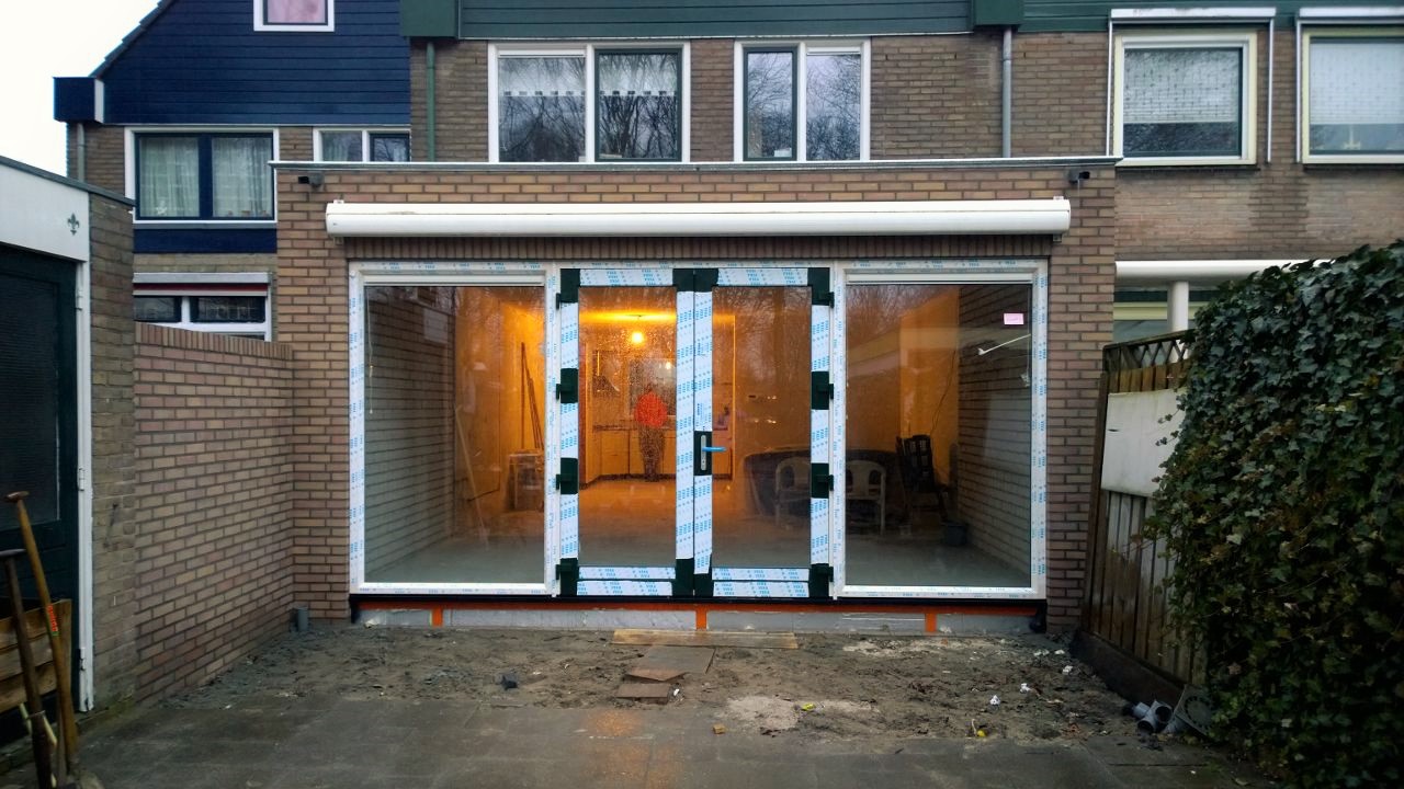 Aanbouw woning Maartensdijk